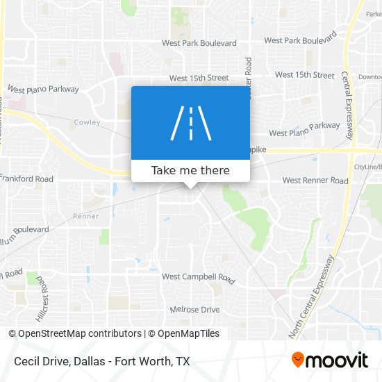 Mapa de Cecil Drive