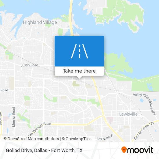 Mapa de Goliad Drive