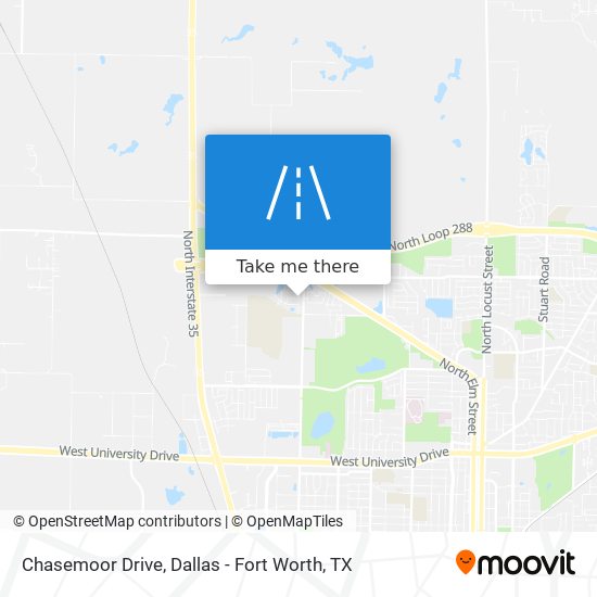 Chasemoor Drive map