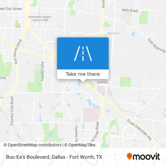 Mapa de Buc-Ee's Boulevard
