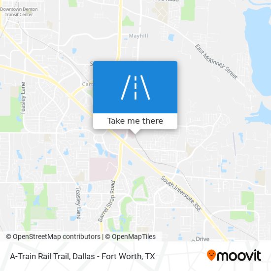 Mapa de A-Train Rail Trail