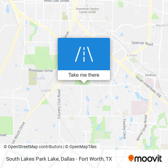 South Lakes Park Lake map