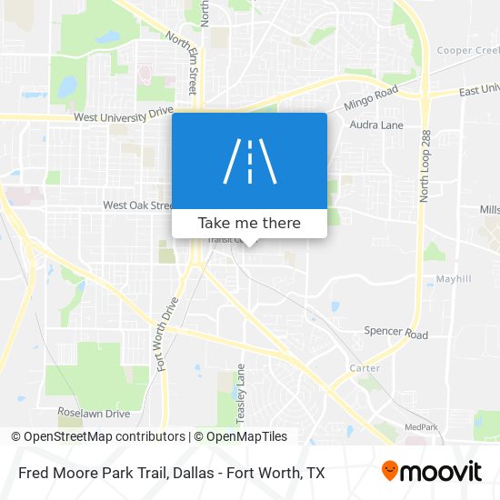 Fred Moore Park Trail map