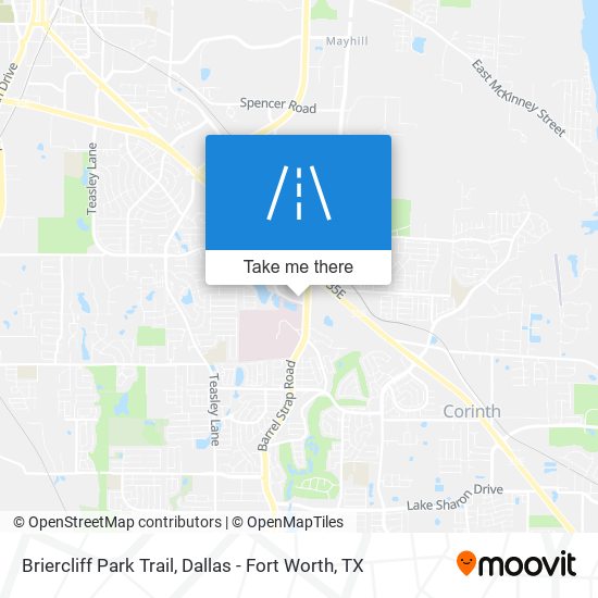 Mapa de Briercliff Park Trail