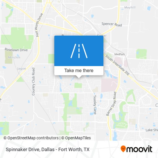 Spinnaker Drive map