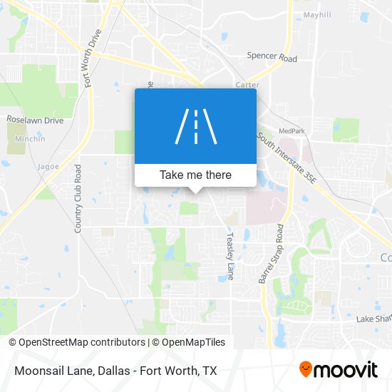 Moonsail Lane map