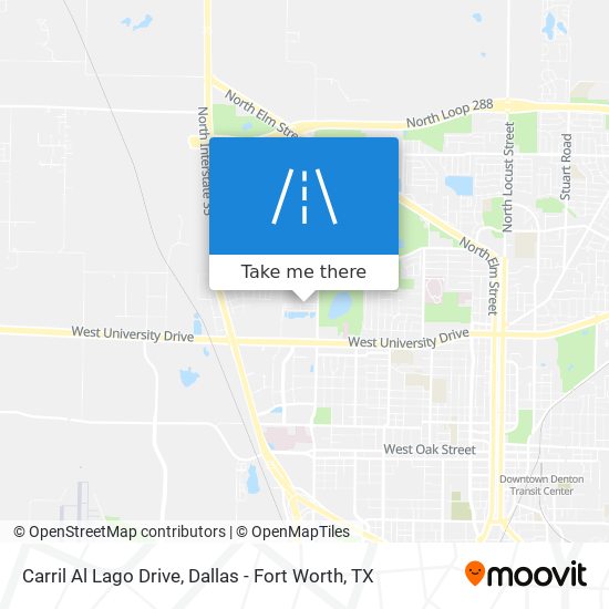 Carril Al Lago Drive map