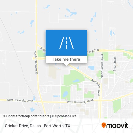 Cricket Drive map