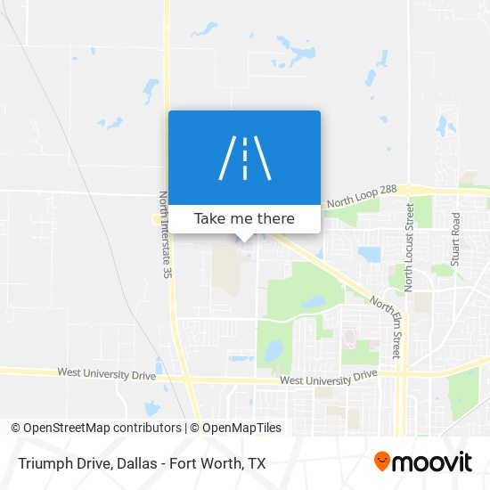 Triumph Drive map