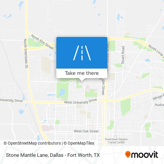 Stone Mantle Lane map
