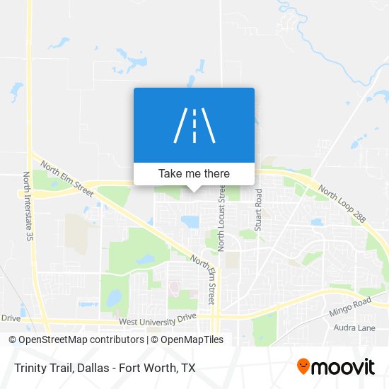 Trinity Trail map