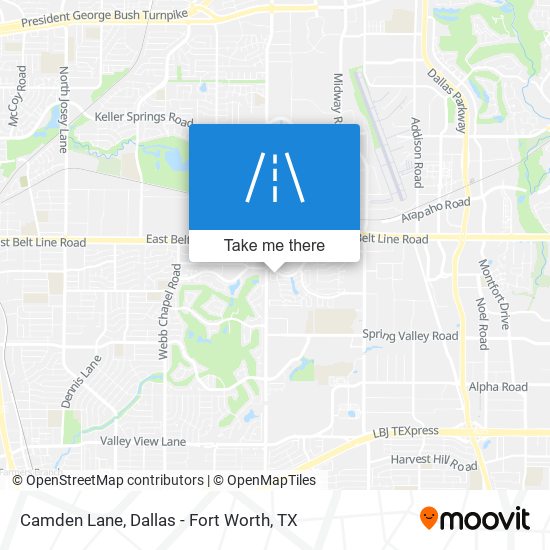 Mapa de Camden Lane