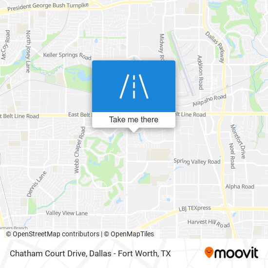 Mapa de Chatham Court Drive