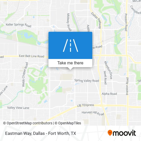 Mapa de Eastman Way