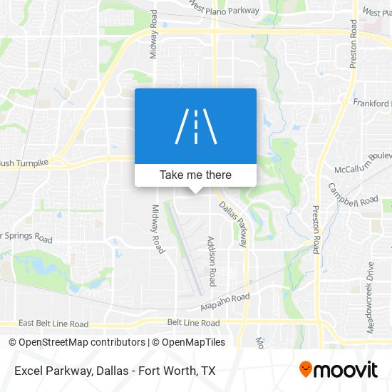 Excel Parkway map