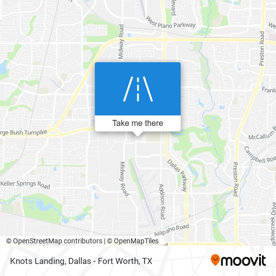 Knots Landing map