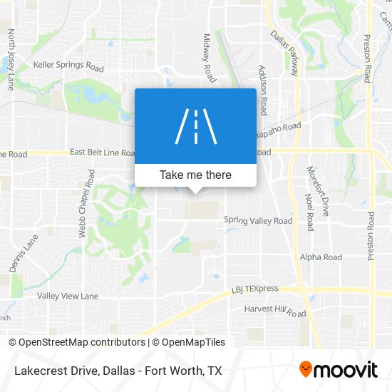 Lakecrest Drive map