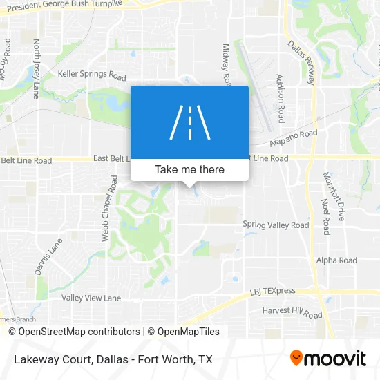 Lakeway Court map
