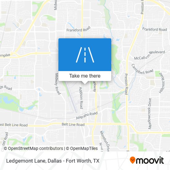 Mapa de Ledgemont Lane