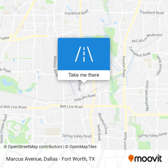 Mapa de Marcus Avenue