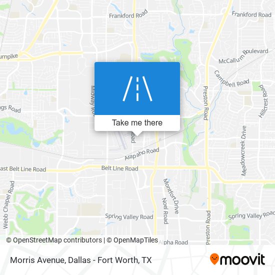 Morris Avenue map