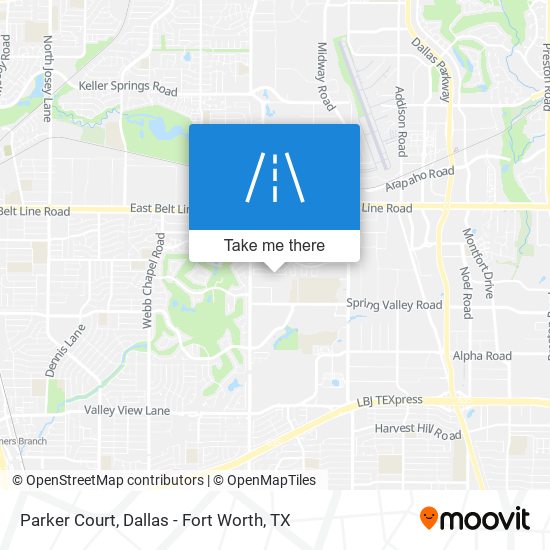 Parker Court map