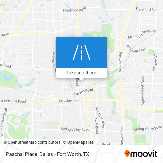Paschal Place map