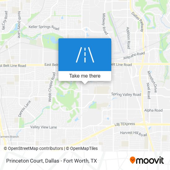Princeton Court map