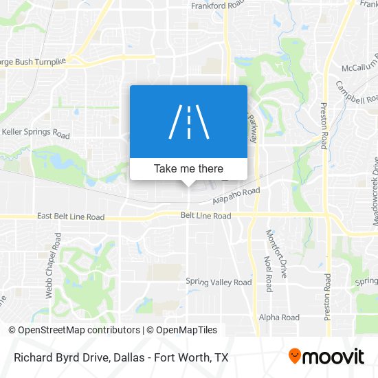 Mapa de Richard Byrd Drive