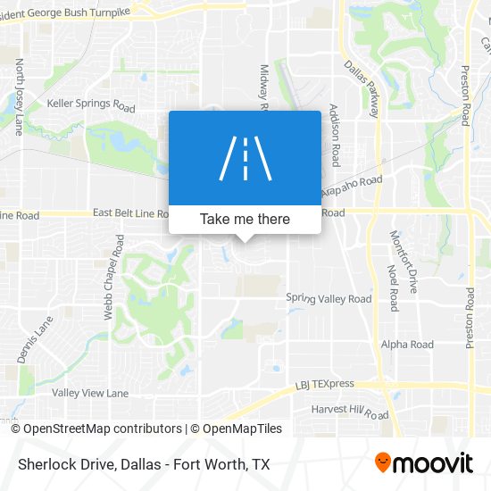 Sherlock Drive map
