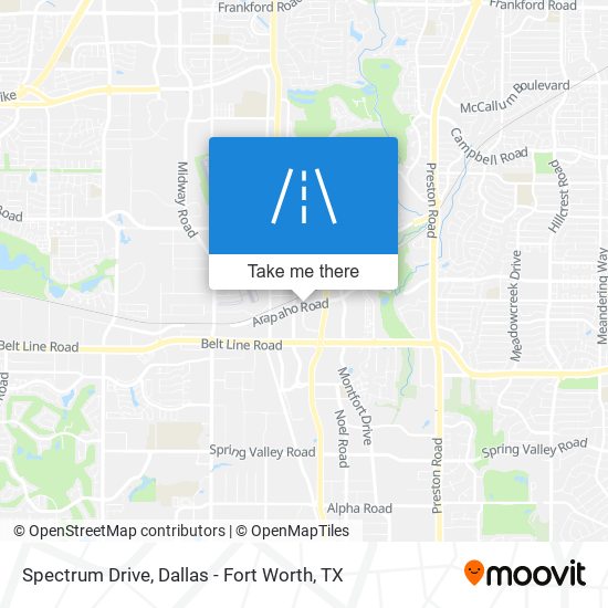 Spectrum Drive map