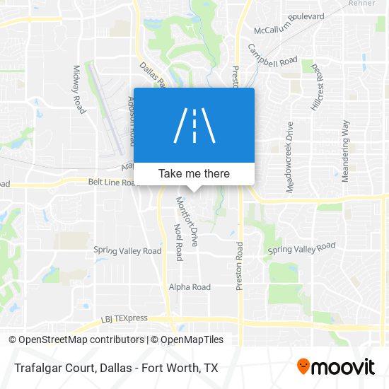 Trafalgar Court map
