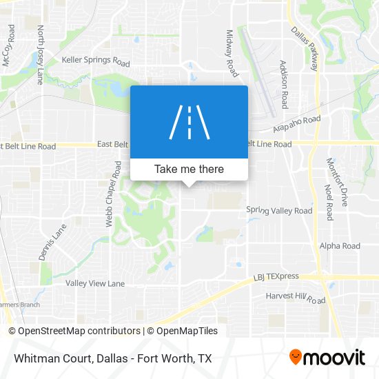 Whitman Court map
