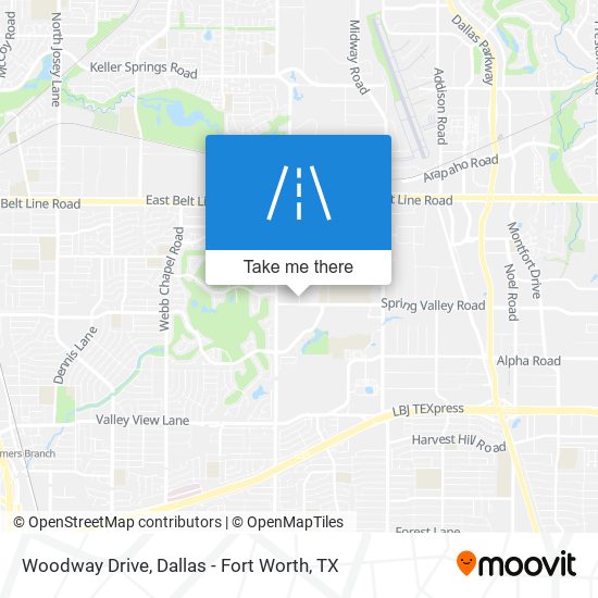 Woodway Drive map