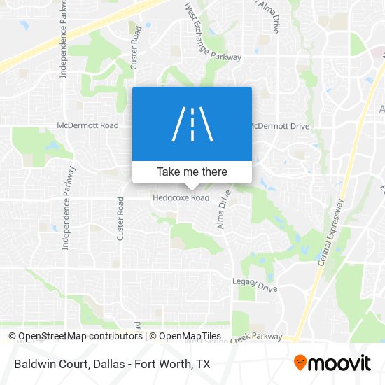 Mapa de Baldwin Court