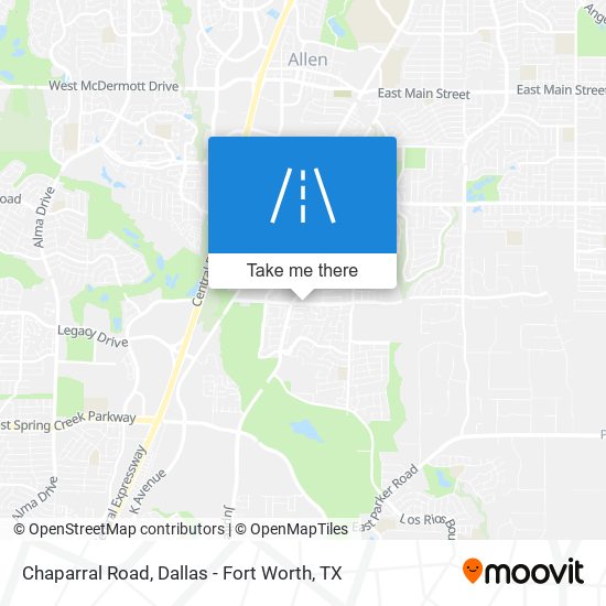 Mapa de Chaparral Road