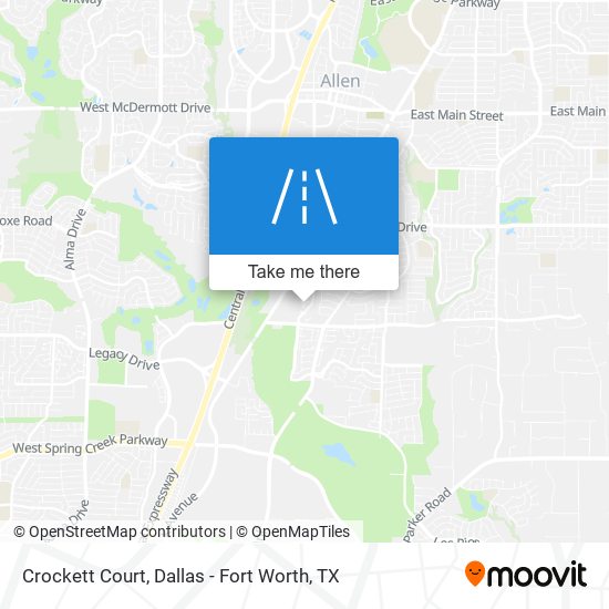 Crockett Court map