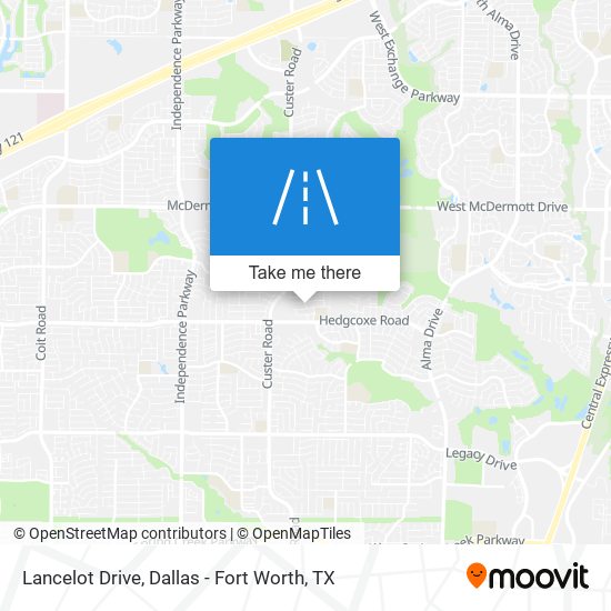 Mapa de Lancelot Drive