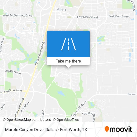 Marble Canyon Drive map
