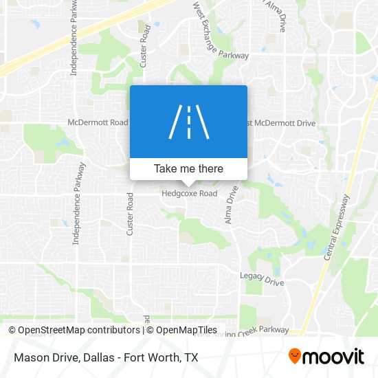 Mason Drive map