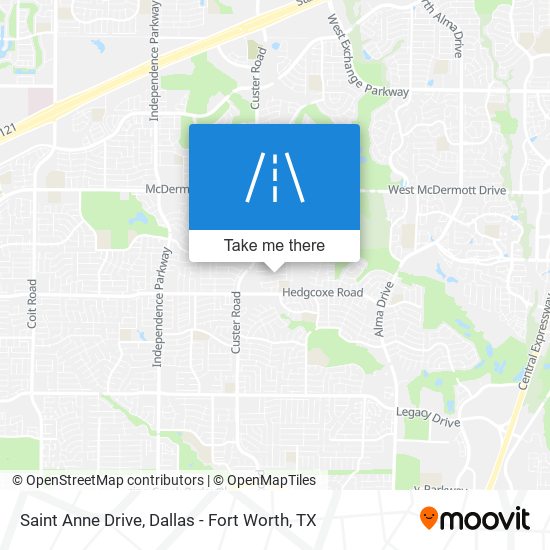 Mapa de Saint Anne Drive