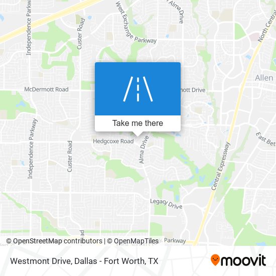 Mapa de Westmont Drive