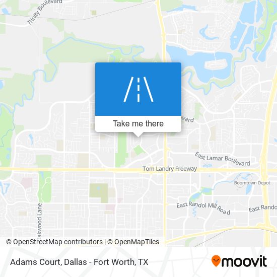 Adams Court map