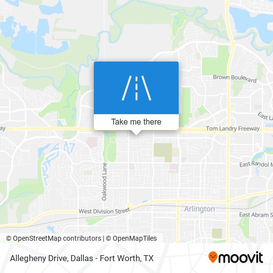 Allegheny Drive map