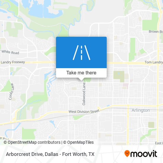 Arborcrest Drive map