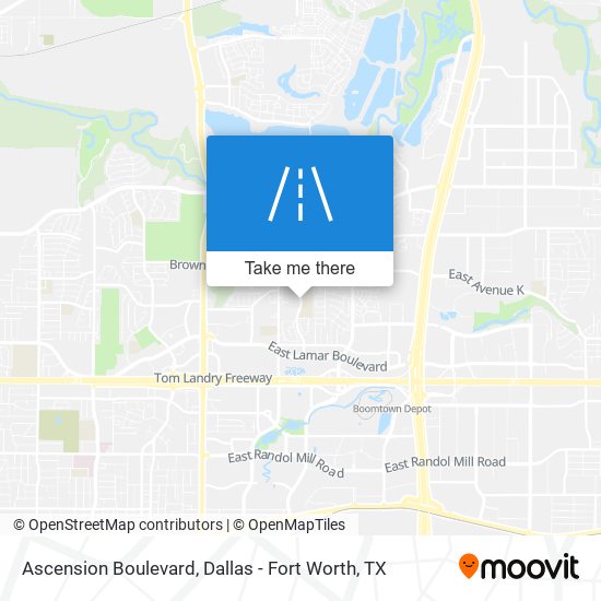 Mapa de Ascension Boulevard