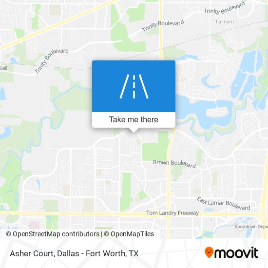 Mapa de Asher Court