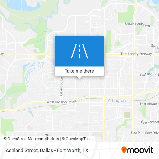 Ashland Street map