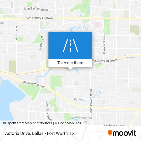 Mapa de Astoria Drive