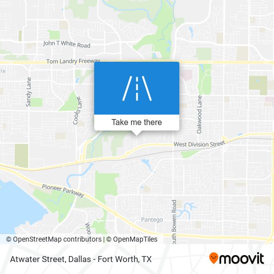 Atwater Street map